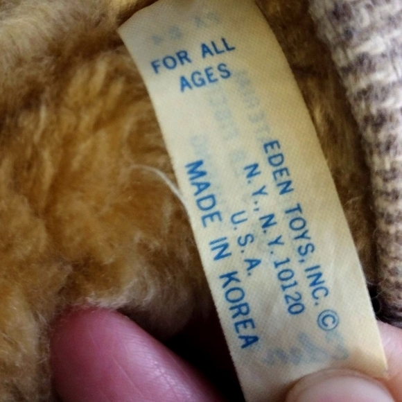 Vintage Eden Toy  Monkey Stuff Animal with Briefcase - Picture 7 of 7